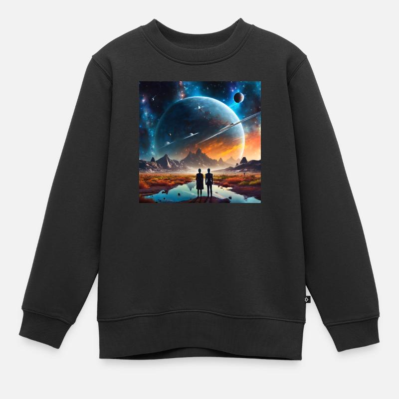 Firefly extraterrestre 24974 - Sweat Premium enfant bio - noir