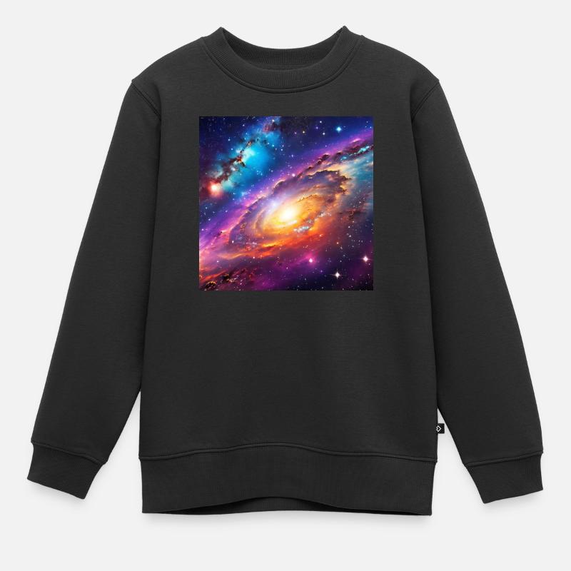 Firefly galaxie - Sweat Premium enfant bio - noir