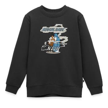 Augur sagt Nein - Kinder Premium Organic Sweatshirt - Schwarz - Vorne - AI Model Kid Female (0cm)