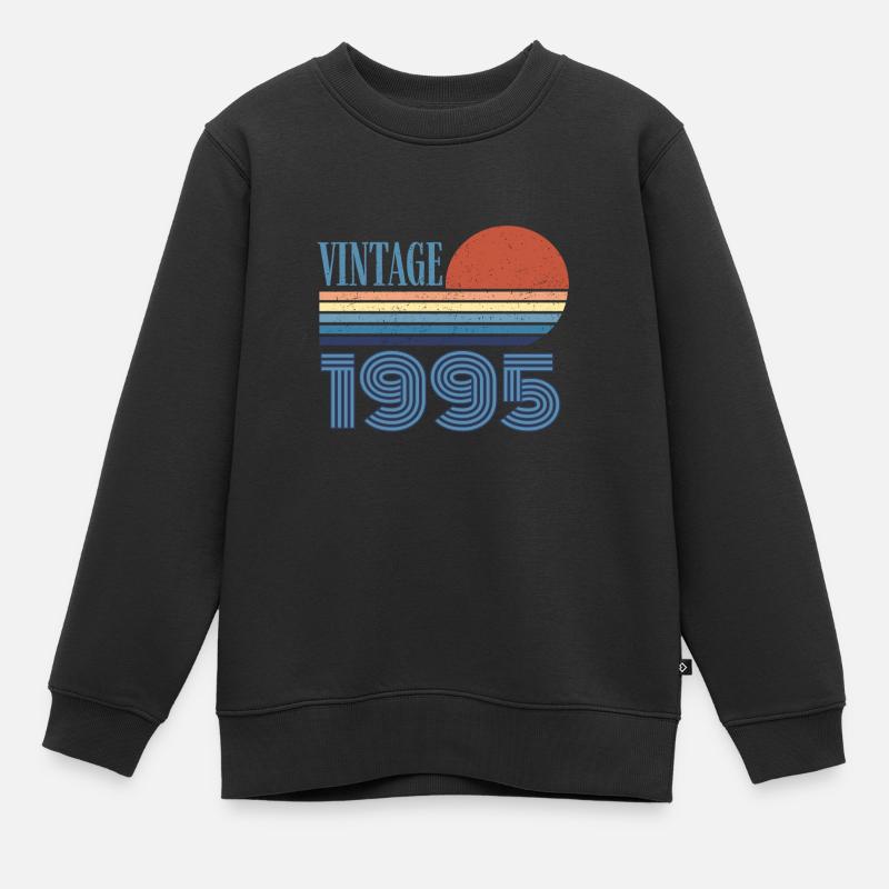 vintage 1995 - Sweat Premium enfant bio - noir