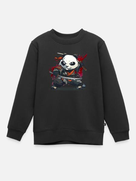 Ronin sanglant - Sweat Premium enfant bio - noir