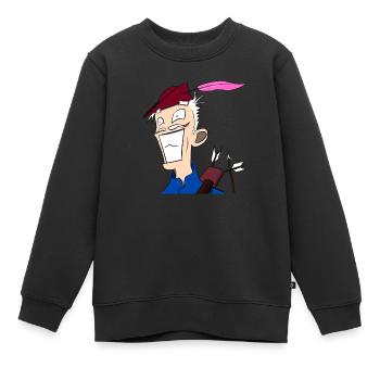 Robin Hood - Kinder Premium Organic Sweatshirt - Schwarz - Vorne - AI Model Kid Female (0cm)