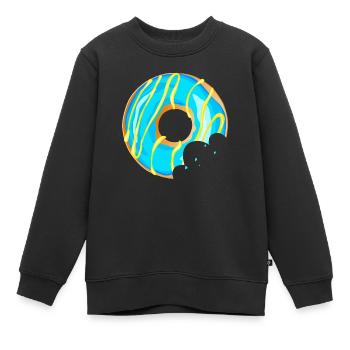 Donut Munquer Manager Boucher Patisserie 120323 Q - Kinder Premium Organic Sweatshirt - Schwarz - Vorne - AI Model Kid Female (0cm)