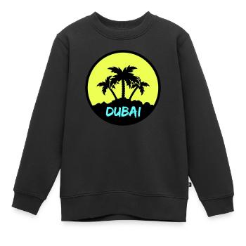 dubai - Kinder Premium Organic Sweatshirt - Schwarz - Vorne - AI Model Kid Female (0cm)