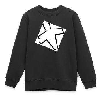 Bannière de la Fraternité - Sweat Premium enfant bio - noir - Devant - AI Model Kid Female (0cm)