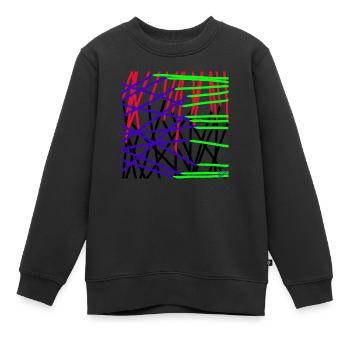 Großes Abfangen gehackter Raketen - Kinder Premium Organic Sweatshirt - Schwarz - Vorne - AI Model Kid Female (0cm)