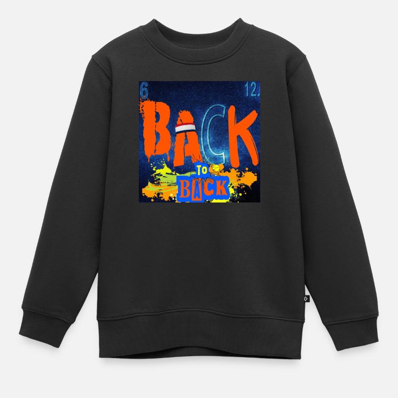BACK to back CHEMISTRY - Sweat Premium enfant bio - noir
