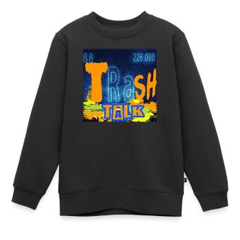 TRASHTALK Chemie - Kinder Premium Organic Sweatshirt - Schwarz - Vorne - AI Model Kid Female (0cm)