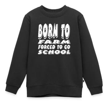 Bauernhof - Kinder Premium Organic Sweatshirt - Schwarz - Vorne - AI Model Kid Female (0cm)