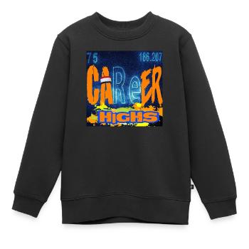 KARRIEREHÖHEPUNKTE CHEMIE - Kinder Premium Organic Sweatshirt - Schwarz - Vorne - AI Model Kid Female (0cm)