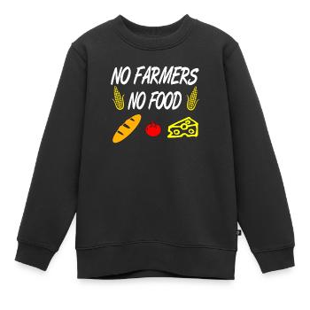 Bauer - Kinder Premium Organic Sweatshirt - Schwarz - Vorne - AI Model Kid Female (0cm)