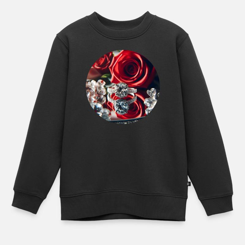 Diamant - Sweat Premium enfant bio - noir
