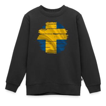 Remise des diplômes de la classe 2024 Fête de remise des diplômes du lycée - Sweat Premium enfant bio - noir - Devant - AI Model Kid Female (0cm)