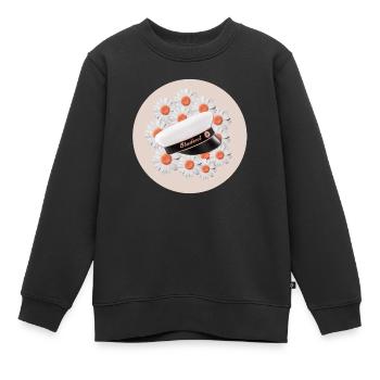 Remise des diplômes de la classe 2024 Fête de remise des diplômes du lycée - Sweat Premium enfant bio - noir - Devant - AI Model Kid Female (0cm)
