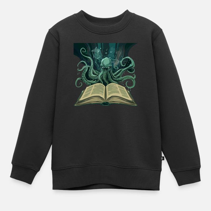 livre - Sweat Premium enfant bio - noir