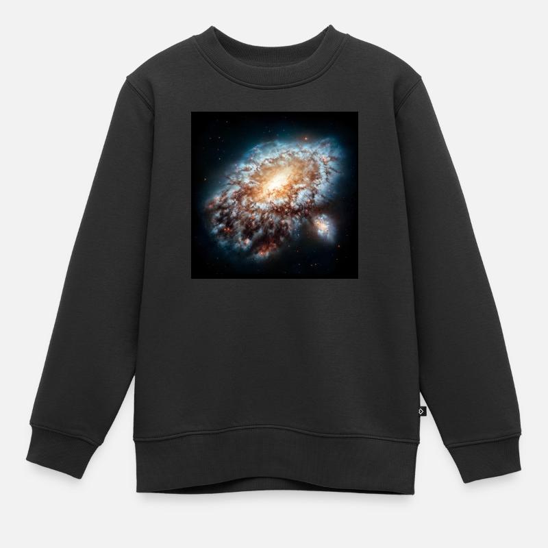 group1 26 - Kids Premium Organic Sweatshirt - black