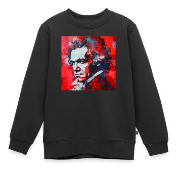 Beethoven No.3 - Kinder Premium Organic Sweatshirt - Schwarz - Vorne - AI Model Kid Female (0cm)