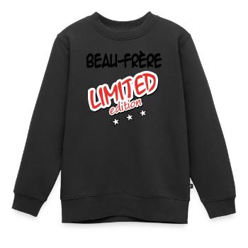 Schwager LIMITIERTE AUFLAGE - Kinder Premium Organic Sweatshirt - Schwarz - Vorne - AI Model Kid Female (0cm)