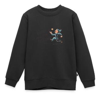Verfolge deine Träume - Kinder Premium Organic Sweatshirt - Schwarz - Vorne - AI Model Kid Female (0cm)