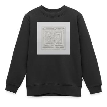 Freiheitliche Eleganz - Kinder Premium Organic Sweatshirt - Schwarz - Vorne - AI Model Kid Female (0cm)