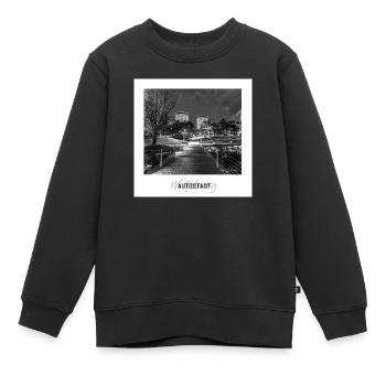 Wolfsburg bei Nacht - Kinder Premium Organic Sweatshirt - Schwarz - Vorne - AI Model Kid Female (0cm)