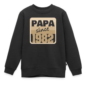 Bollerwagen 1982 - Kinder Premium Organic Sweatshirt - Schwarz - Vorne - AI Model Kid Female (0cm)
