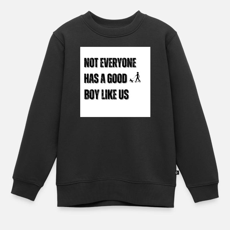 Good Boy - Kids Premium Organic Sweatshirt - black