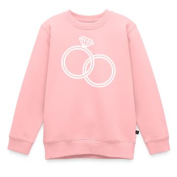 Alliances - Sweat Premium enfant bio - rose - Devant - AI Model Kid Female (0cm)