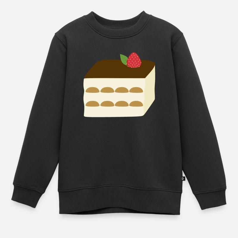 Tiramisu - Sweat Premium enfant bio - noir