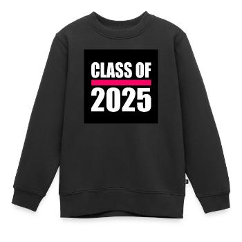 Class of 2025 - Kinder Premium Organic Sweatshirt - Schwarz - Vorne - AI Model Kid Female (0cm)