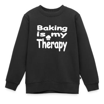 Cuire - Sweat Premium enfant bio - noir - Devant - AI Model Kid Female (0cm)