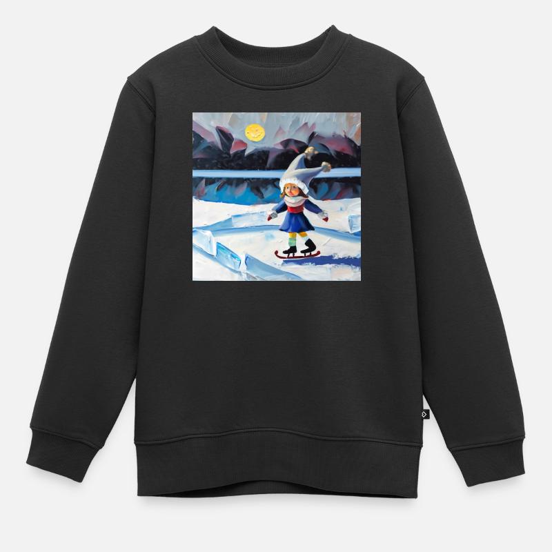 Le miracle de l’hiver - Sweat Premium enfant bio - noir