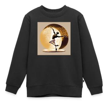 Sentiment - Sweat Premium enfant bio - noir - Devant - AI Model Kid Female (0cm)