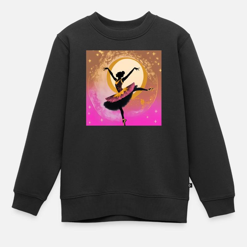 Bruit dansant - Sweat Premium enfant bio - noir