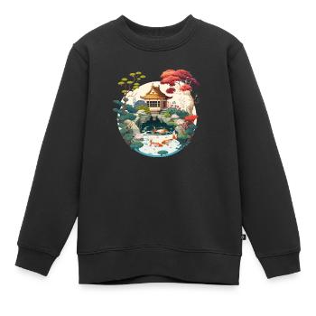 L’harmonie de la nature : un art numérique d’un - Sweat Premium enfant bio - noir - Devant - AI Model Kid Female (0cm)
