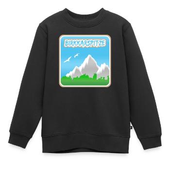 Alpinisme Birkkarspitze - Sweat Premium enfant bio - noir - Devant - AI Model Kid Female (0cm)