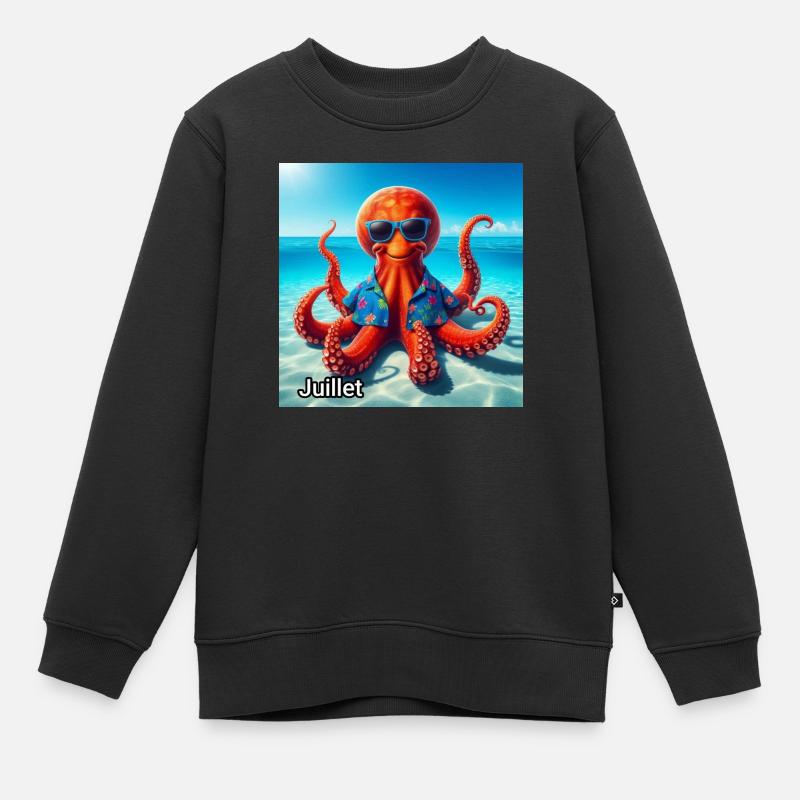 JUIL - Sweat Premium enfant bio - noir