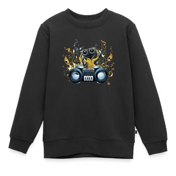 La Foire Aquatique - Sweat Premium enfant bio - noir - Devant - AI Model Kid Female (0cm)