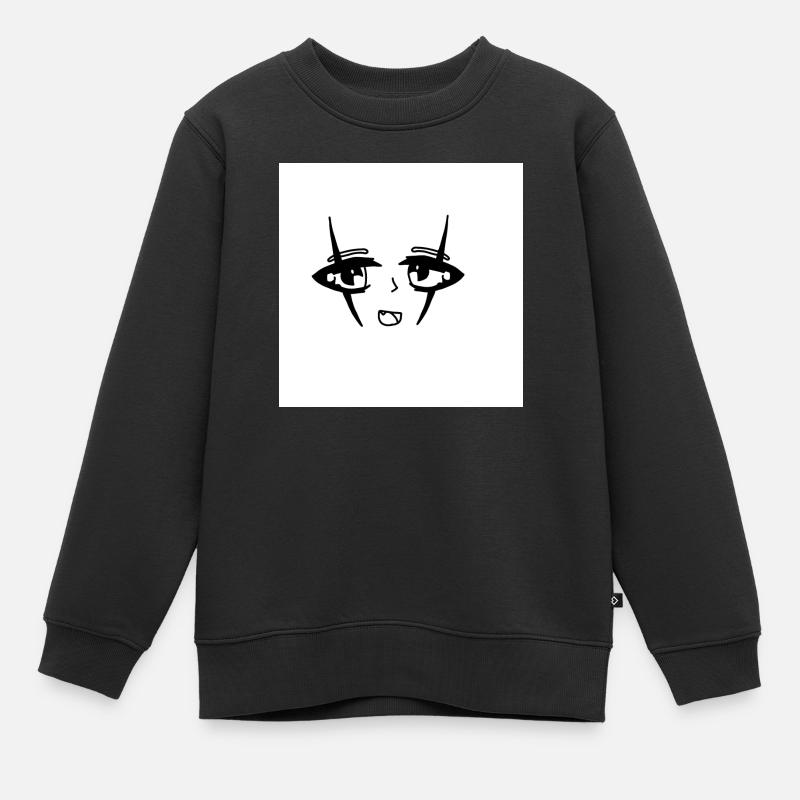 Visage - Sweat Premium enfant bio - noir