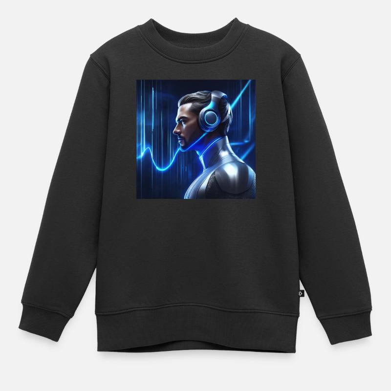 L’avenir de l’humanité - Sweat Premium enfant bio - noir