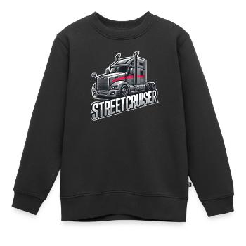 Streetcruiser – force et style sur la route - Sweat Premium enfant bio - noir - Devant - AI Model Kid Female (0cm)