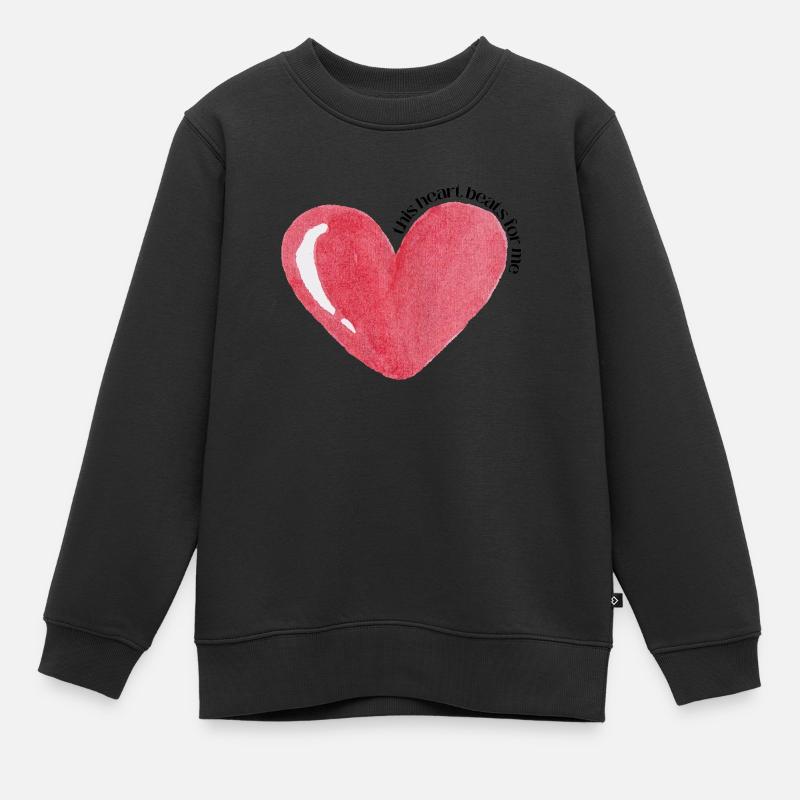 L’amour de soi - Sweat Premium enfant bio - noir