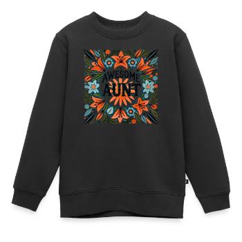 Tolle Tante - Kinder Premium Organic Sweatshirt - Schwarz - Vorne - AI Model Kid Female (0cm)