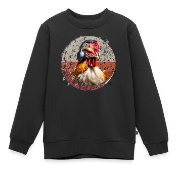 Schnabel to the Beat - Kinder Premium Organic Sweatshirt - Schwarz - Vorne - AI Model Kid Female (0cm)