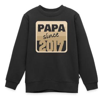 2017 - Kinder Premium Organic Sweatshirt - Schwarz - Vorne - AI Model Kid Female (0cm)