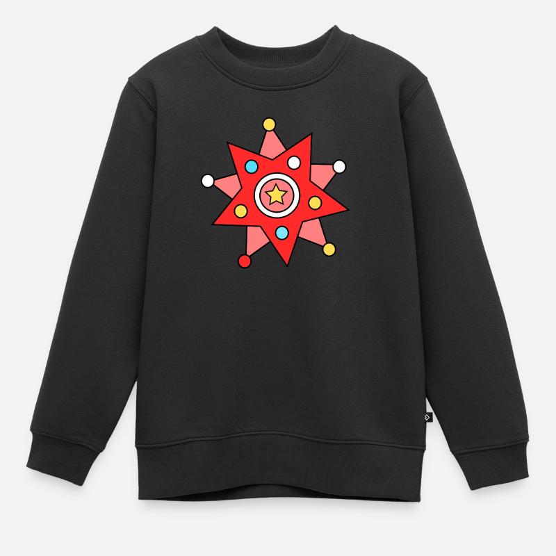 Stars different - Kids Premium Organic Sweatshirt - black