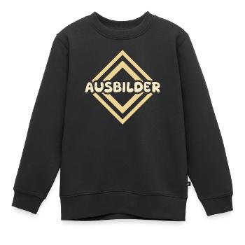 Job Ausbilder - Kinder Premium Organic Sweatshirt - Schwarz - Vorne - AI Model Kid Female (0cm)
