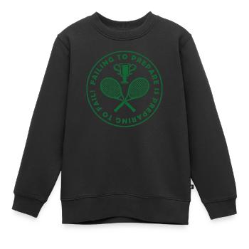 fail to prepare - Kinder Premium Organic Sweatshirt - Schwarz - Vorne - AI Model Kid Female (0cm)