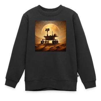 Rover auf Mars: Die Entdeckung beginnt - Kinder Premium Organic Sweatshirt - Schwarz - Vorne - AI Model Kid Female (0cm)