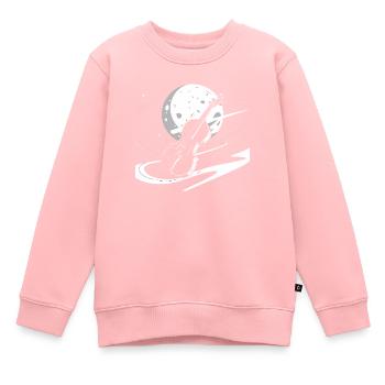 Violon - Sweat Premium enfant bio - rose - Devant - AI Model Kid Female (0cm)